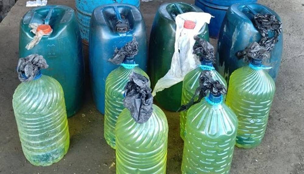 710 litre kaçak akaryakıta el konuldu