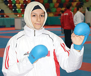 ‘Karate’de başörtüsü artık serbest