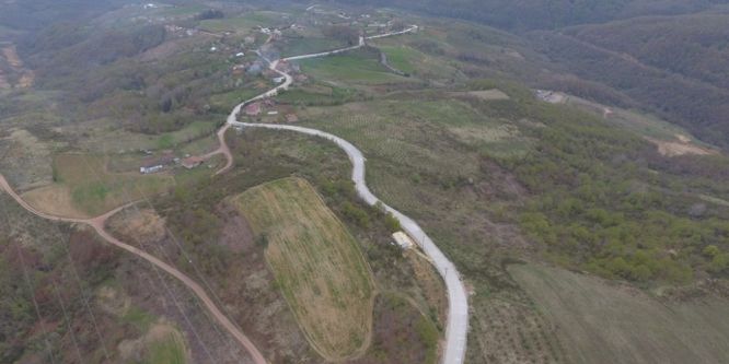 Kent geneline 90 kilometre grup köy yolu yapılıyor