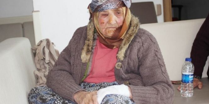 Evi yanan kadına devlet sahip çıktıı