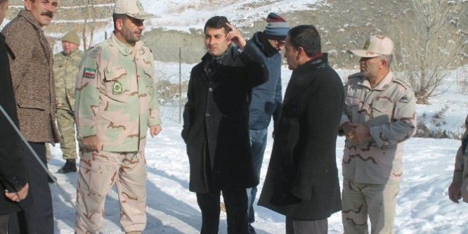 Saray Kaymakamı Bayır, İran heyeti ile bir araya geldi