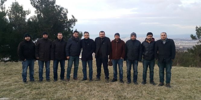 Deprem bölgesinde incelemeler yaptılar