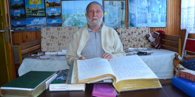 74 yıldır günlük tutan adam Türkiye tarihine tanıklık ediyor