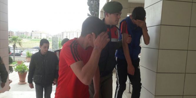 Hırsızlık olayına karışan şahıslar yakalandı