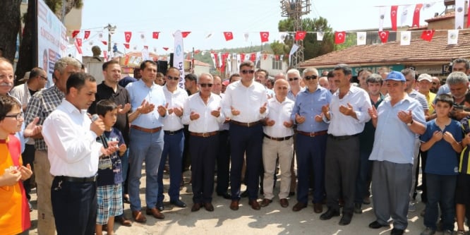 Gökçeören Mahallesine yapılacak 9 milyonluk yatırım törenle başladı