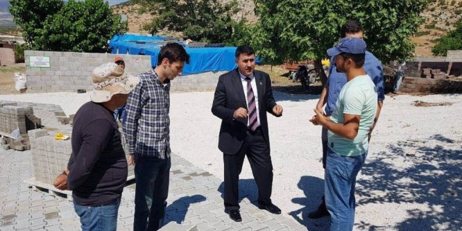 Köylerde kilit parke çalışmaları