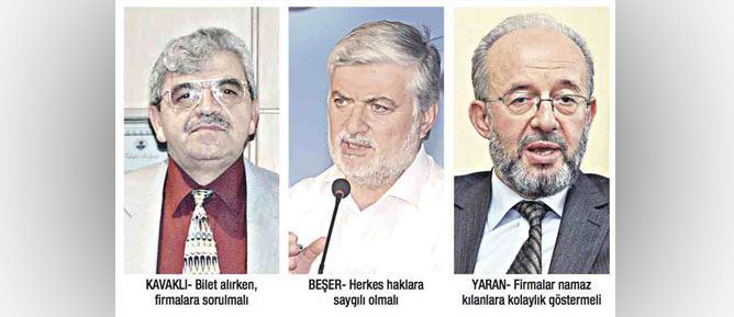 ‘Otobüs firmaları molaları namaza göre ayarlamalı’