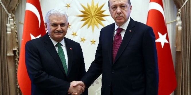 Cumhurbaşkanı Erdoğan, Başbakan Yıldırım’ı kabul etti