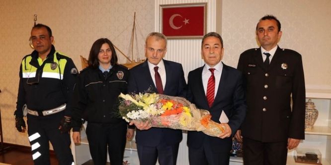 Emniyet teşkilatından Vali Dirim’e süpriz ziyaret