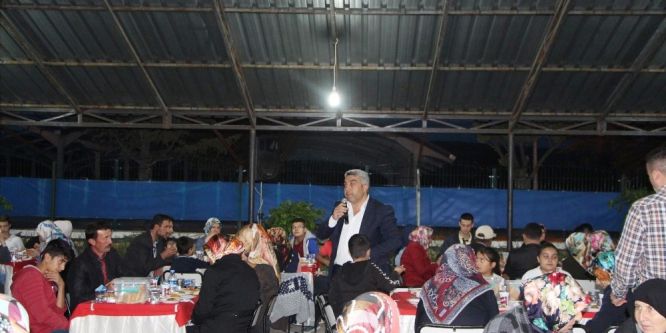 Hisarcık Belediye personeli iftar yemeğinde buluştu
