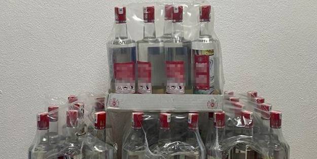 78 litre kaçak alkol yakalandı
