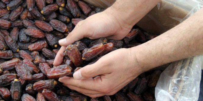 Ramazan ayı hurma satan esnafları sevindirdi