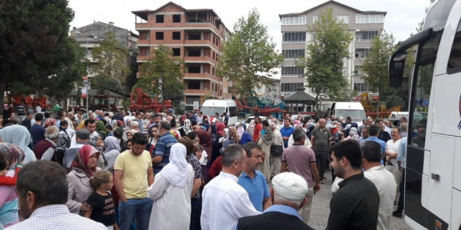 Hacı adayları kutsal topraklara uğurlandı