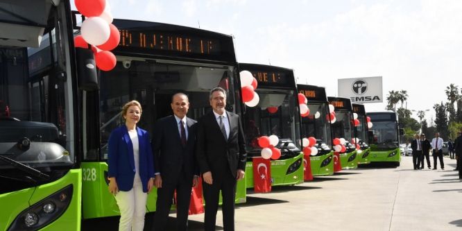Büyükşehir Belediyesi, 15 otobüs daha aldı