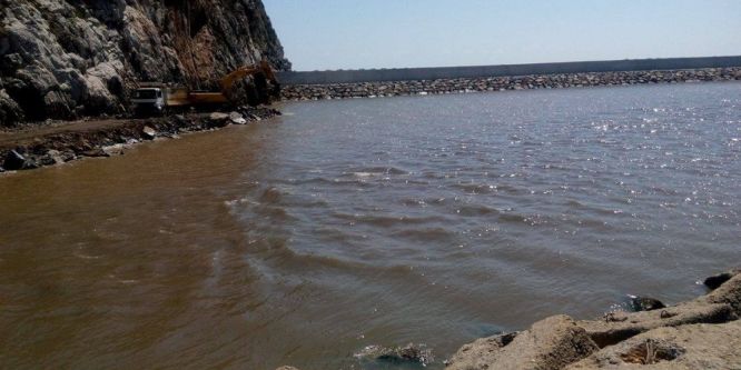 Gazipaşa Yat Limanı mendireği tamamlandı