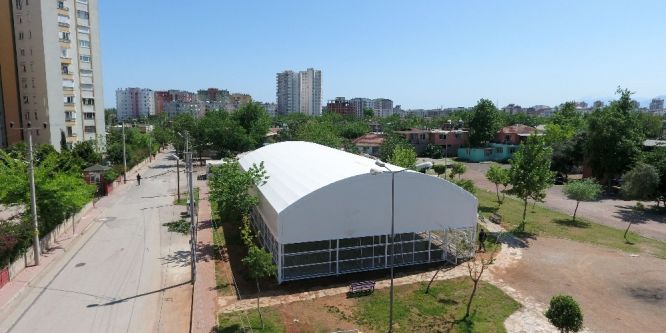 Muratpaşa’da mahallere spor salonu