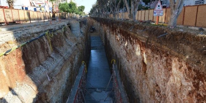 ASAT yağmur suyu drenaj çalışmaları sürüyor