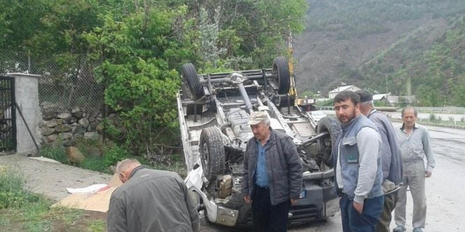 Koyulhisar’da trafik kazası: 1 yaralı
