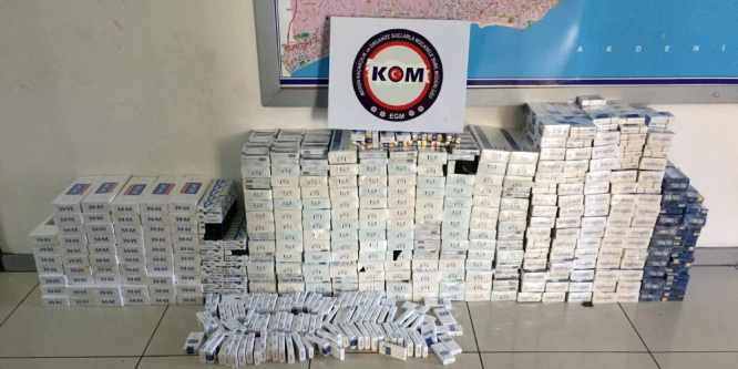 11 bin 310 paket kaçak sigara ele geçirildi