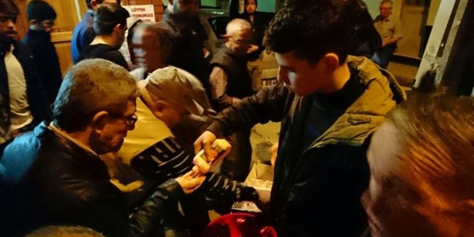 Ülkücü gençler mevlit okuttu