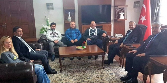 Dalış ekibi Vali Taşyapan’ı ziyaret etti