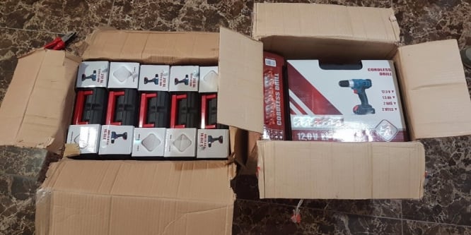 Matkap kutusunda uyuşturucu hap sevkiyatına operasyon