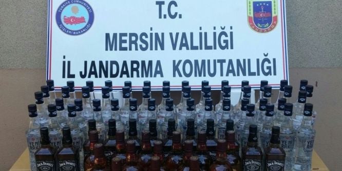 Mersin’de kaçak içki operasyonu