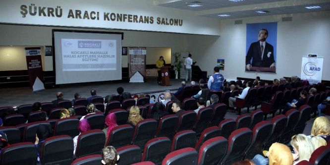 Mahalle halkı afetlere hazır