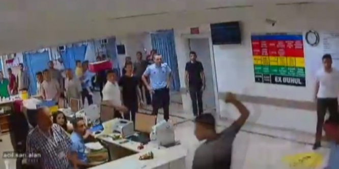 Hastaneyi bıçaklarla basan grubu jandarma dağıttı
