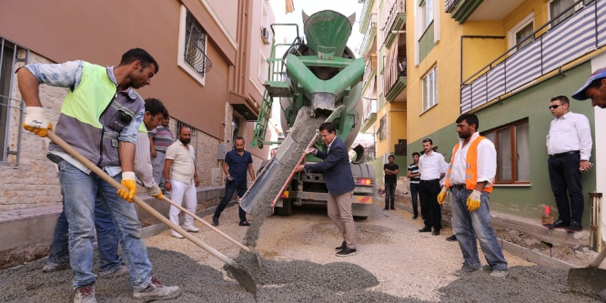 Karaman’da ilk beton Başkan Subaşıoğlu’ndan