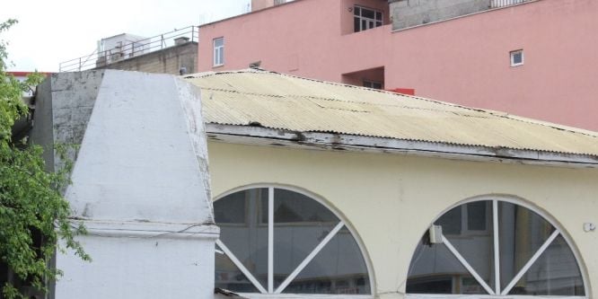 Hoca Ömer Caminin Minaresi yapılmayı bekliyor