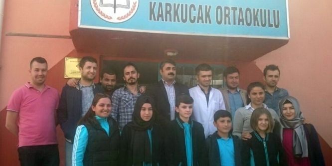 Vezirköprü’de ortaokullar bilgi için yarıştı