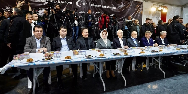 7'li koalisyonun son skandalı patladı... Şov bitti iftar çadırı gitti