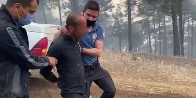 8 farklı noktada orman yangını! Suçüstü enselendi