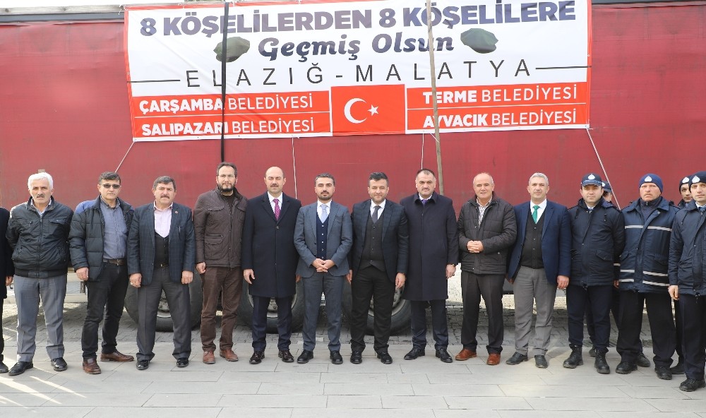 8 köşelilerden yardım yola çıktı 