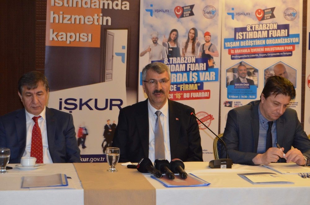 8. Trabzon İstihdam Fuarı’nda 2 bin 913 kişiye iş ve staj imkanı sunulacak 
