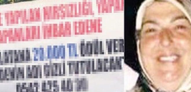 80 bin TL'si çalındı! Ödül pankartı astı