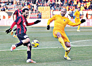 Eskişehir-Kayseri: 0-3