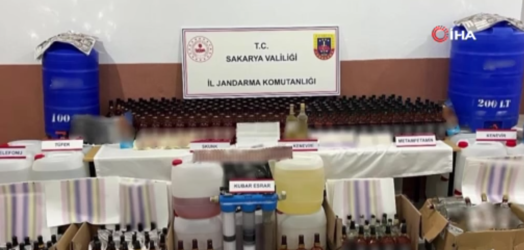 81 ilde 10 bin 600 litre sahte alkol ve etil alkol ele geçirildi, 37 şüpheli yakalandı