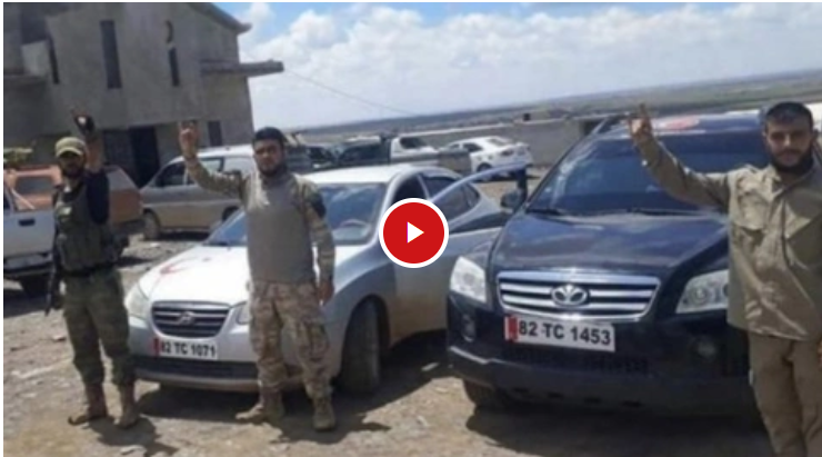 82 TC 1453 Bu plakaya dikkat edin! Halep’te görüntülendi