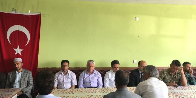 Şehit Deniz için taziye yemeği verildi