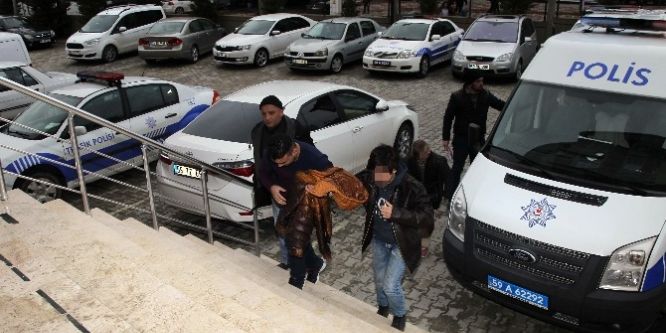 Otomobil hırsızlığından 5 kişi gözaltına alındı