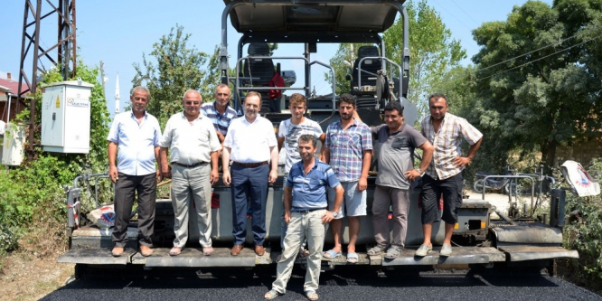 Bafra’da 600 bin metrekare asfalt yapıldı