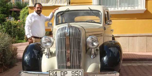 85 yıllık arabaya yapılan 800 bin liralık teklifi kabul etmedi