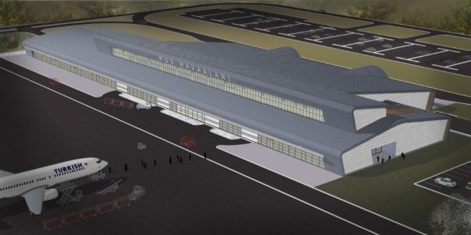 Muş Havalimanı büyüyor