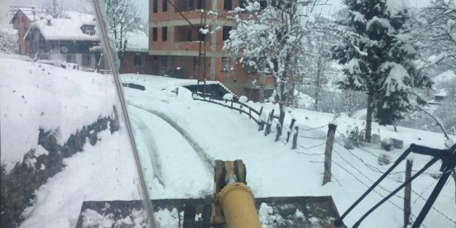 Of Belediyesi'nin karla imtihanı!