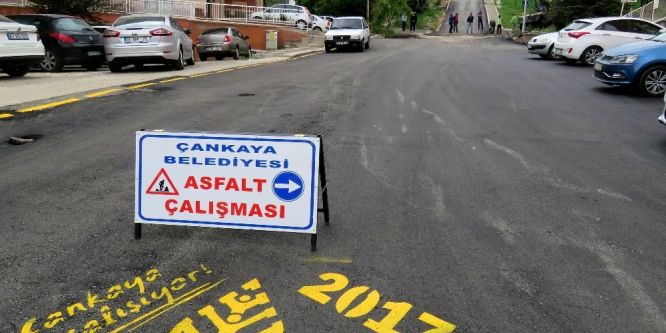 Çankaya Belediyesi asfalt sezonuna hızlı başladı