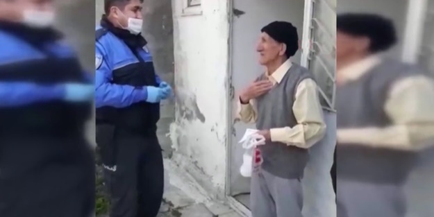 86 yaşındaki Celal Dede olayı çok yanlış anladı! Bakın polisten ne istedi