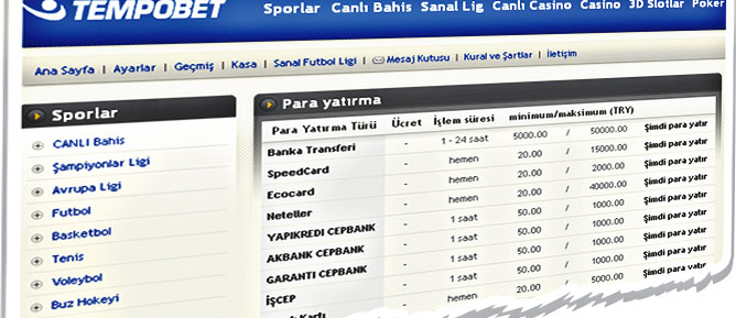 İnternette kumara bankalardan destek