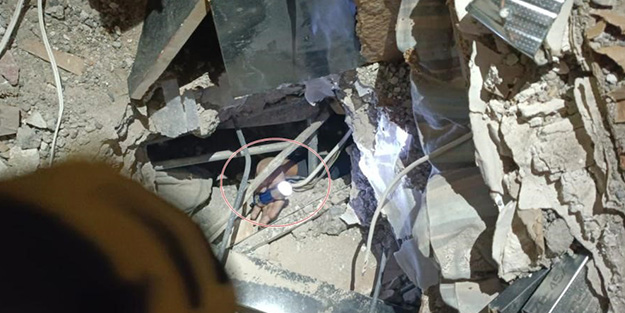 88 saat sonra enkazdan umutları yeşerten el uzandı!